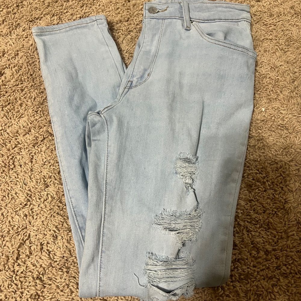 Levi’s 721 High Rise Skinny Jeans 29 Distressed